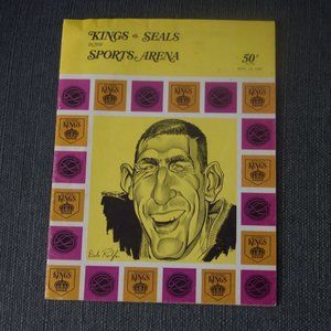 Vintage Kings vs Seals Sports Arena Nov 22 1967 Program